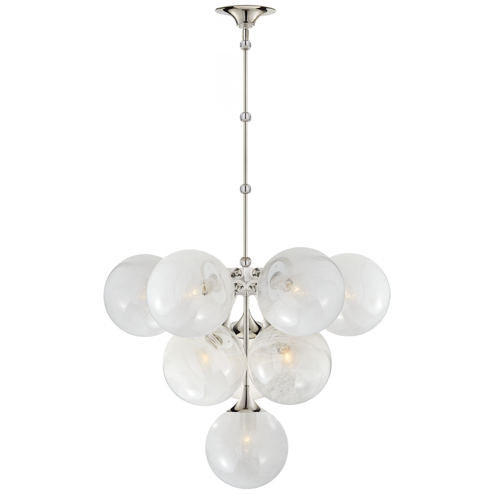 Visual Comfort & Co. Signature Collection Cristol Tiered Chandelier (ARN 5401PN-WG)